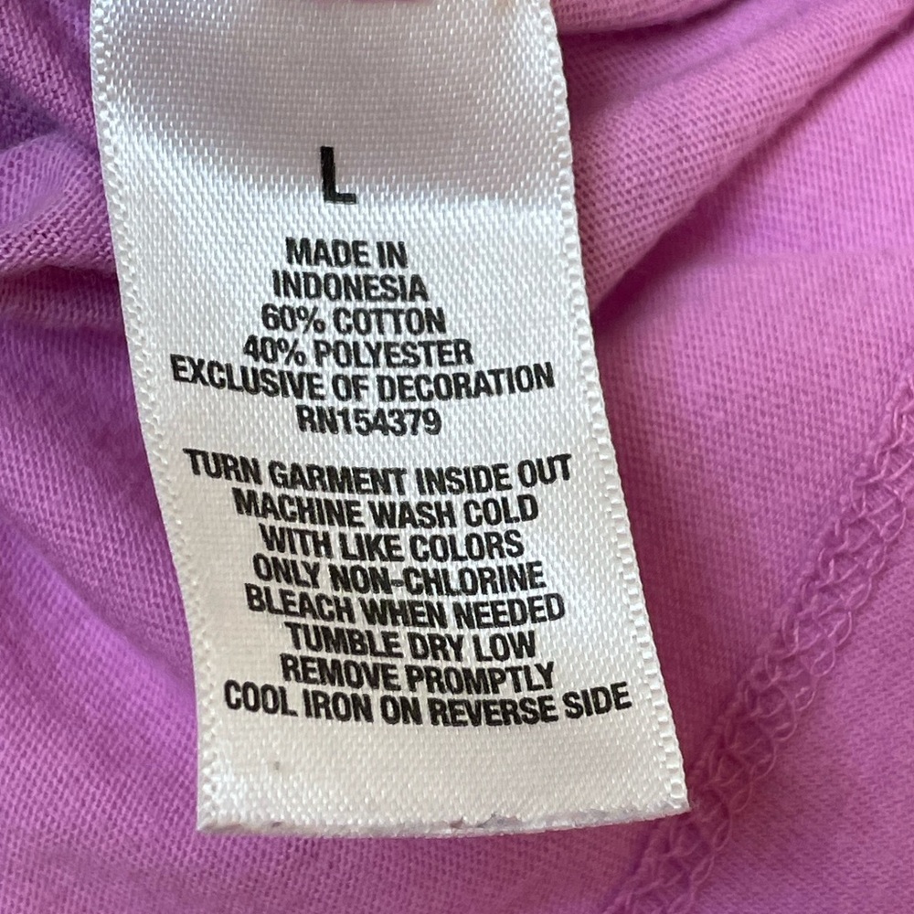 Aeropostale Women’s Aero Graphic Purple Tee Size‎ L - Picture 7 of 9